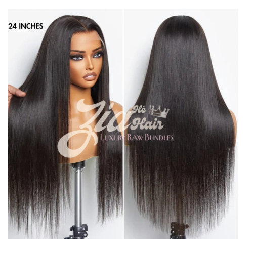Straight human hair lace frontal 13x4