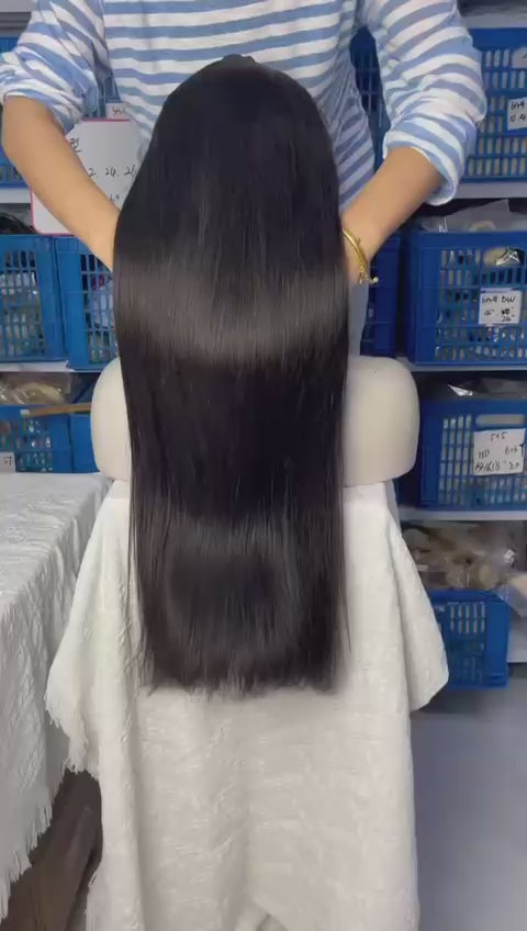 Straight human hair lace frontal 13x4